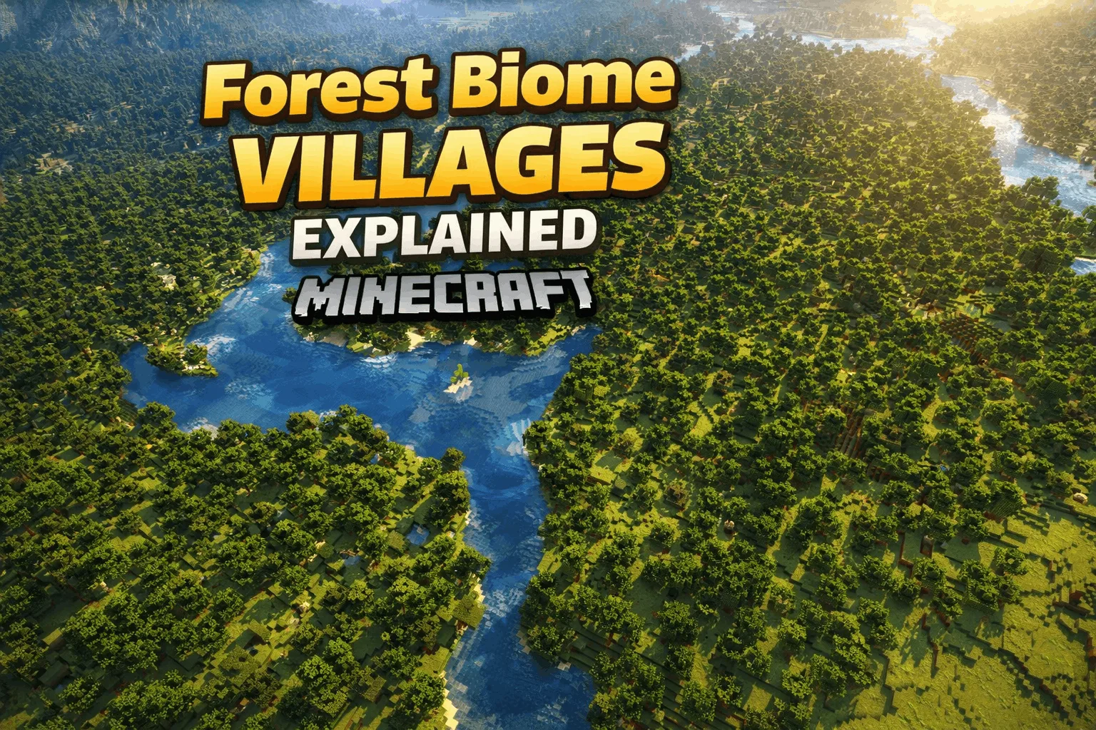 Forest Biome Villages Explained (Minecraft)